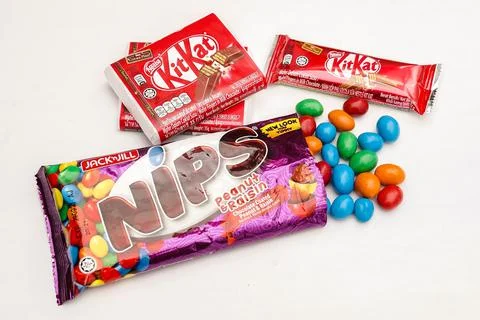 KitKat and Nips 写真素材