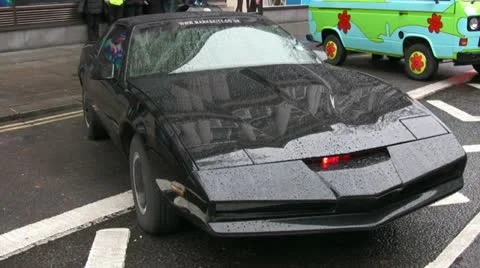 Kitt car from tv Video stock 10810182