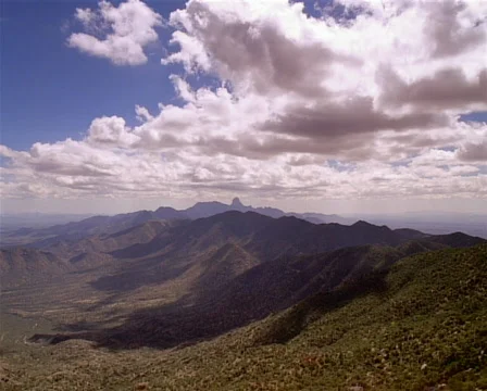 Kitt Peak Mountain Clouds PAL Video stock 538807