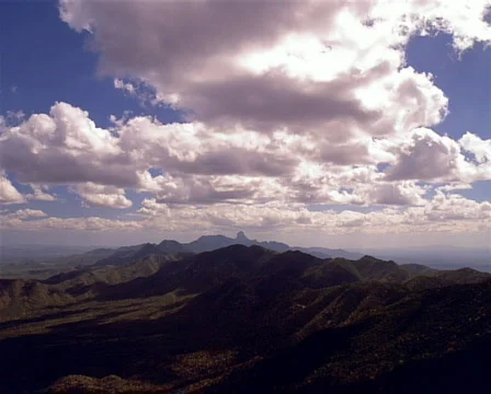 Kitt Peak Mountain Clouds PAL Stock Footage 539603