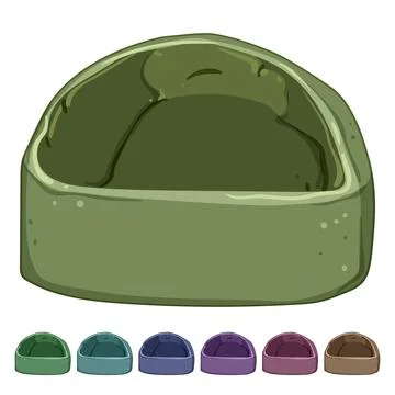 Kitten cat house cartoon vector graphic 스톡 일러스트