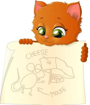 Kitten holding circuit Stock Illustration