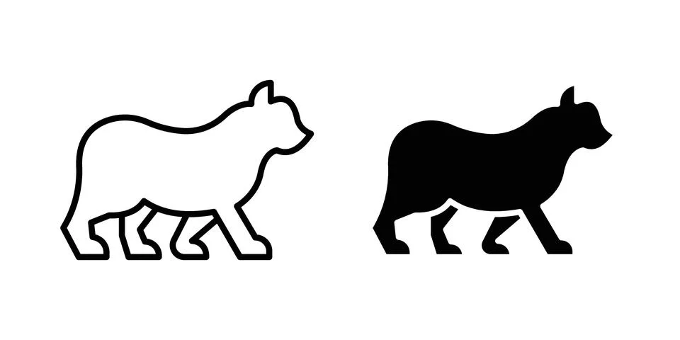 Kitten icon vector design. EPS10 Stock Illustration
