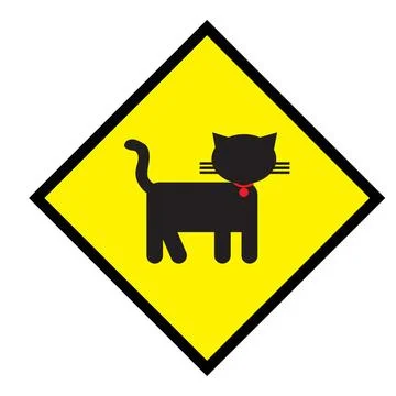 Kitty on board Stock Illustration