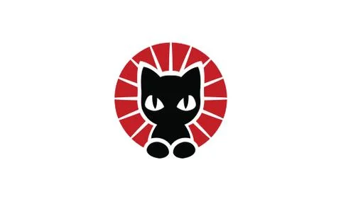 Kitty from Japan Illustrazione stock