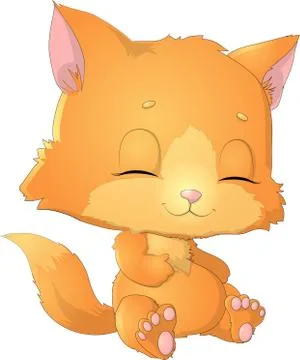 Kitty princess with decorations 스톡 일러스트