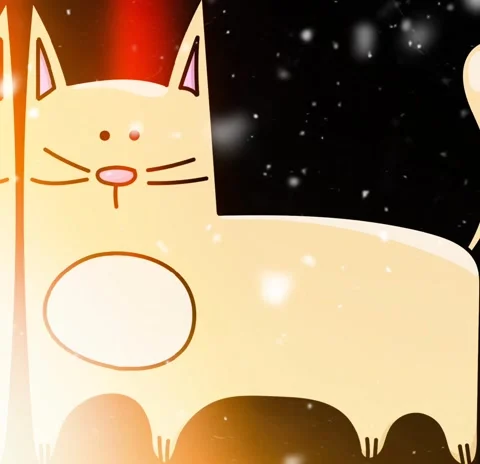 Kitty Vector Animation Stock Footage 277246258