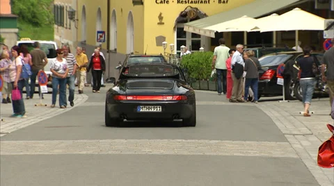 Kitzbühel city centre 02 Stock Footage 34861829