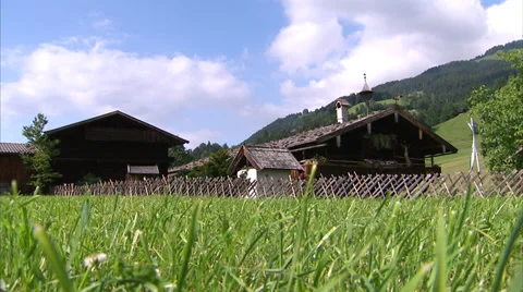 Kitzbühel farm Stock Footage 34861158