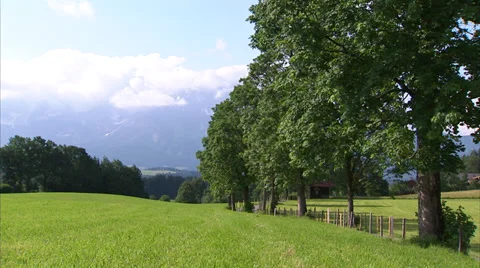 Kitzbühel farmland Stock Footage 34861035