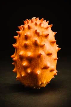 Kiwano fruit in dramatic light Stock Photos