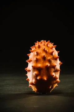 Kiwano fruit in dramatic light Stock Photos