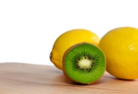 Kiwi And Lemons Stock-Fotos