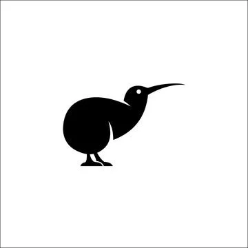 Kiwi bird logo vector icon design illustration Stock Illustration