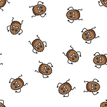 Kiwi character vector seamless pattern Stock Illustration