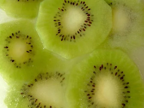 Kiwi close up Stock Photos