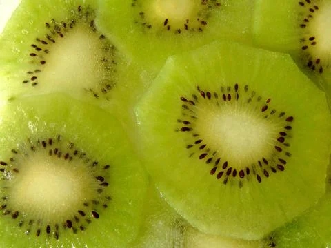 Kiwi close up Stock Photos
