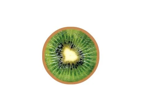 Kiwi in cut Stock Photos