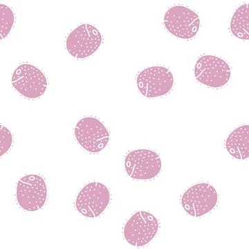 Kiwi fresh glyph seamless pattern Stock Illustration