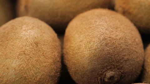 Kiwi fruit. Camera slowly moves up and showing few kiwi fruit. Close-up 動画素材 171895779