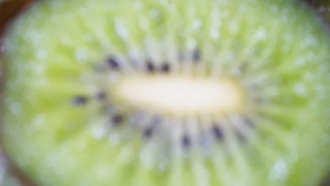 Kiwi fruit In Extreme Close Up Video stock 97292398