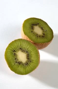 Kiwi fruit on a gray background 스톡 사진