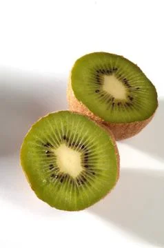 Kiwi fruit on a gray background 스톡 사진