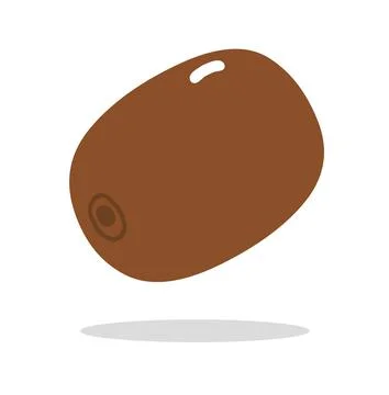 Kiwi fruit icon logo vector illustration isolated on white background Stock Illustration