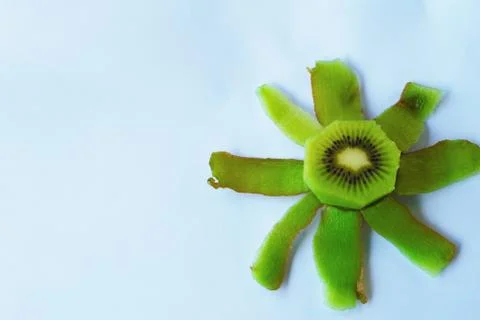 Kiwi fruit isolate on white background Stock Photos