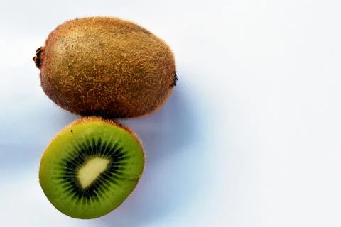 Kiwi fruit isolate on white background Stock Photos