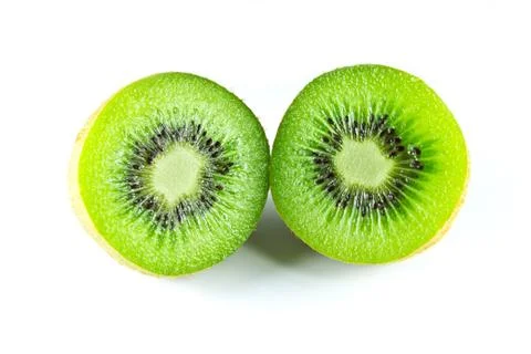 Kiwi fruit isolated Stock Photos