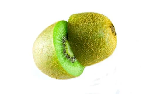 Kiwi fruit isolated Stock Photos
