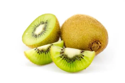 Kiwi fruit isolated. Stock Photos