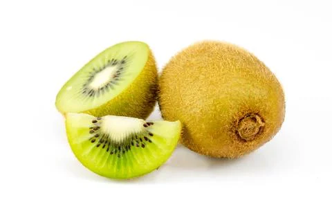 Kiwi fruit isolated. Stock Photos