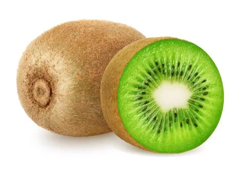 Kiwi fruit isolated. Stock Photos