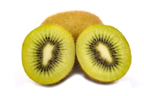 Kiwi fruit isolated on white background 스톡 사진
