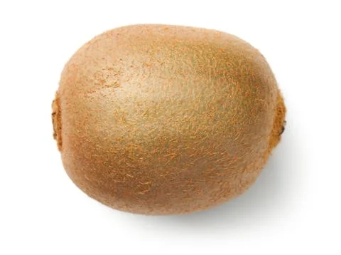 Kiwi Fruit Isolated on White Background Stock Photos