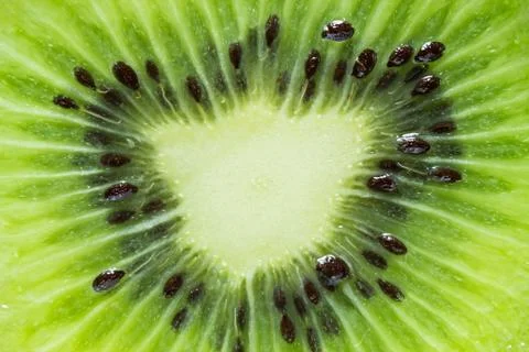 Kiwi fruit macro texture Stock Photos