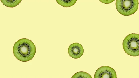 Kiwi fruit motion design animation Stock Footage 169402396