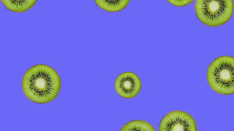 Kiwi fruit motion design animation Stock Footage 169402547