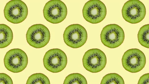 Kiwi fruit motion design animation Stock Footage 169402675