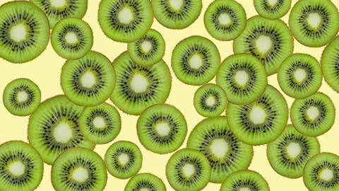 Kiwi fruit motion design animation Stock Footage 169403086