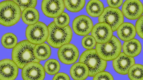 Kiwi fruit motion design animation Stock Footage 169403309