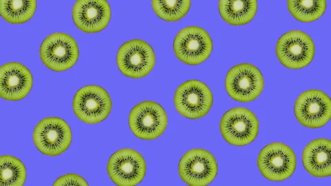 Kiwi fruit motion design animation Stock Footage 169404150