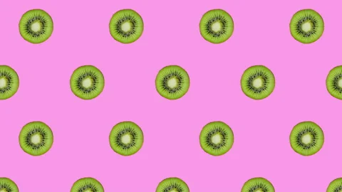 Kiwi fruit motion design animation Stock Footage 171566482