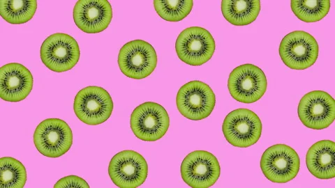 Kiwi fruit motion design animation Stock Footage 171566717