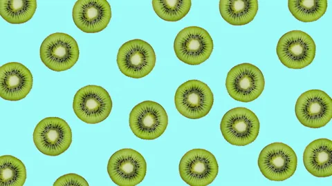Kiwi fruit motion design animation Stock Footage 172144995