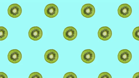 Kiwi fruit motion design animation Stock Footage 172393181