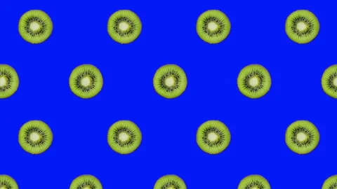 Kiwi fruit motion design animation Stock Footage 188131131