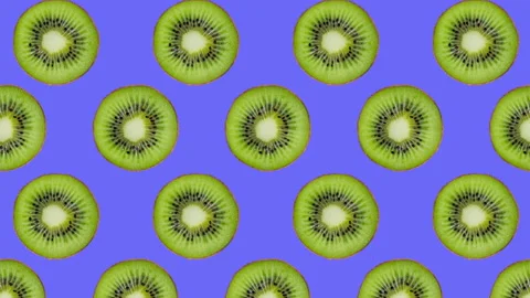 Kiwi fruit motion design animation Stock Footage 195004255